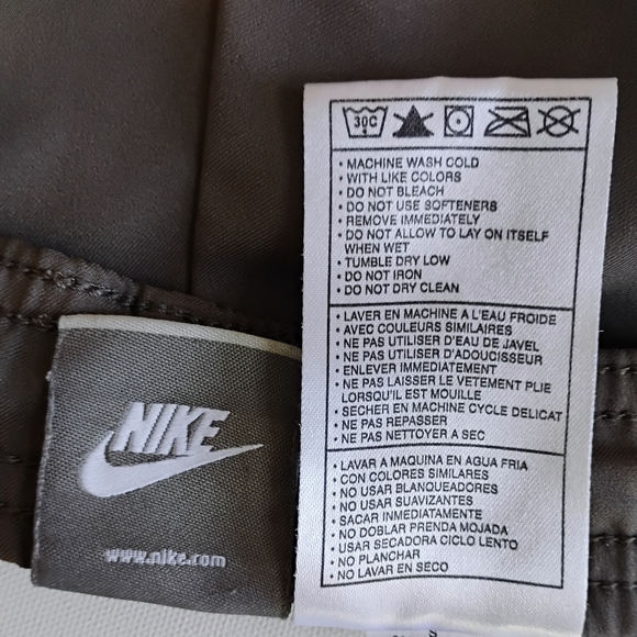 Vintage Nike Track Pants Gray/Teal Side Stripes Pockets Small - Picture 9 of 12